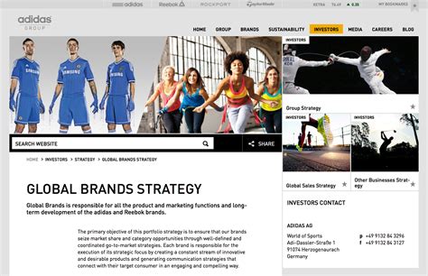 adidas global website